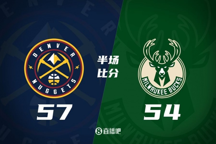  半場戰報：約基奇18分10板5助 字母哥10分7板 掘金領先雄鹿3分