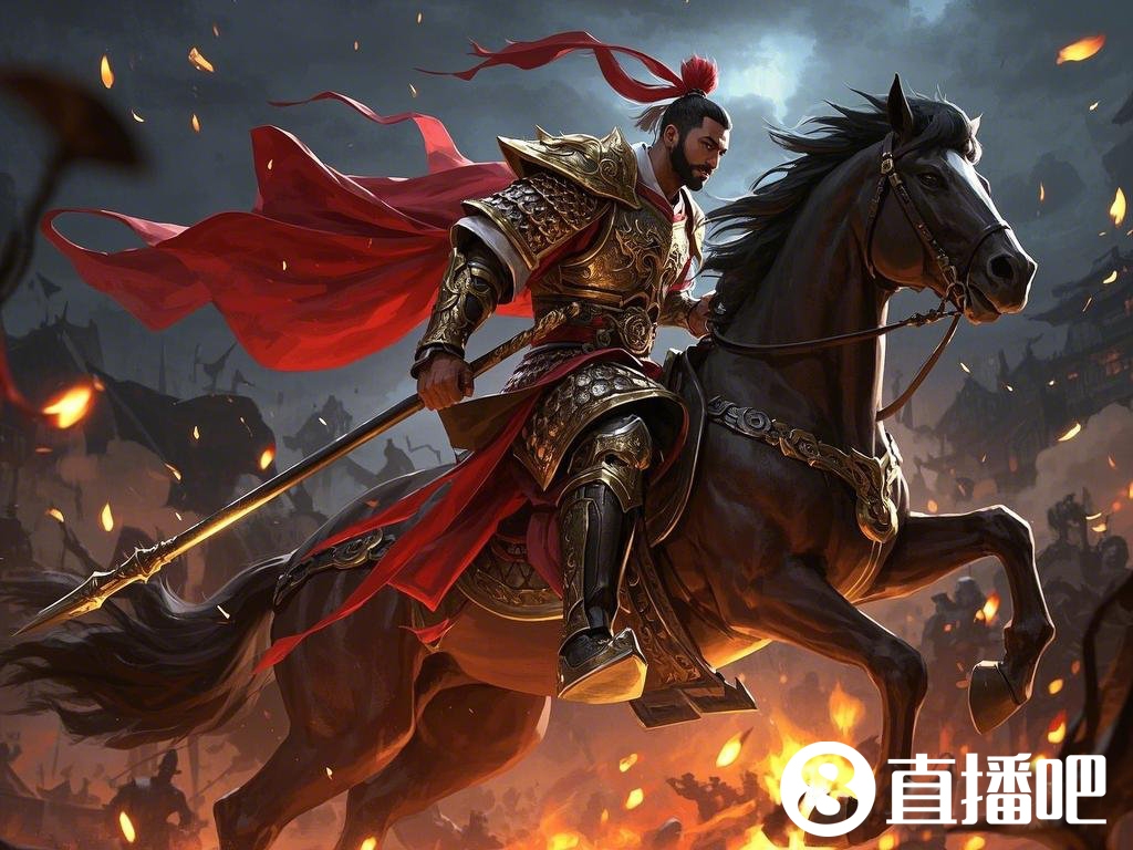  【AI繪圖】伊森化身秦叔寶 身穿鎧甲手拿雙锏征戰沙場~
