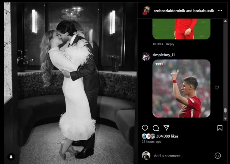  沒完沒了？索博曬結婚照，評論區還有很多球迷在刷居勒爾圖片